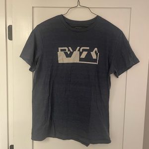 RVCA Blue Short Sleeve Tee, large